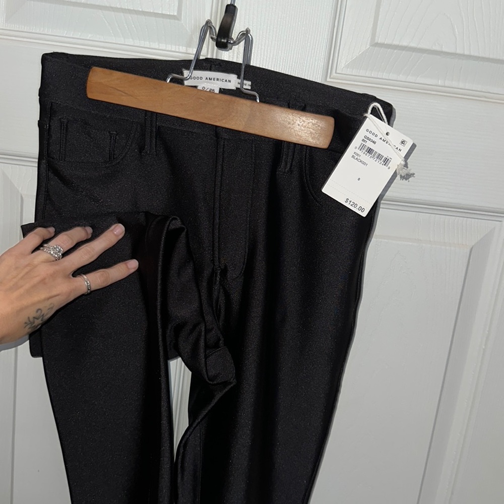 Good American Compression Shine Good Waist Leggings